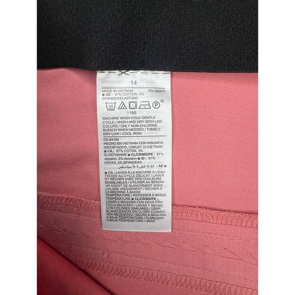 Old Navy Womens Pink Slim Ankle Pants Pull On Size 14 - Picture 7 of 9